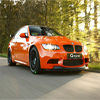Drifting BMW M3 GTS