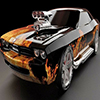 Fire Muscle Car